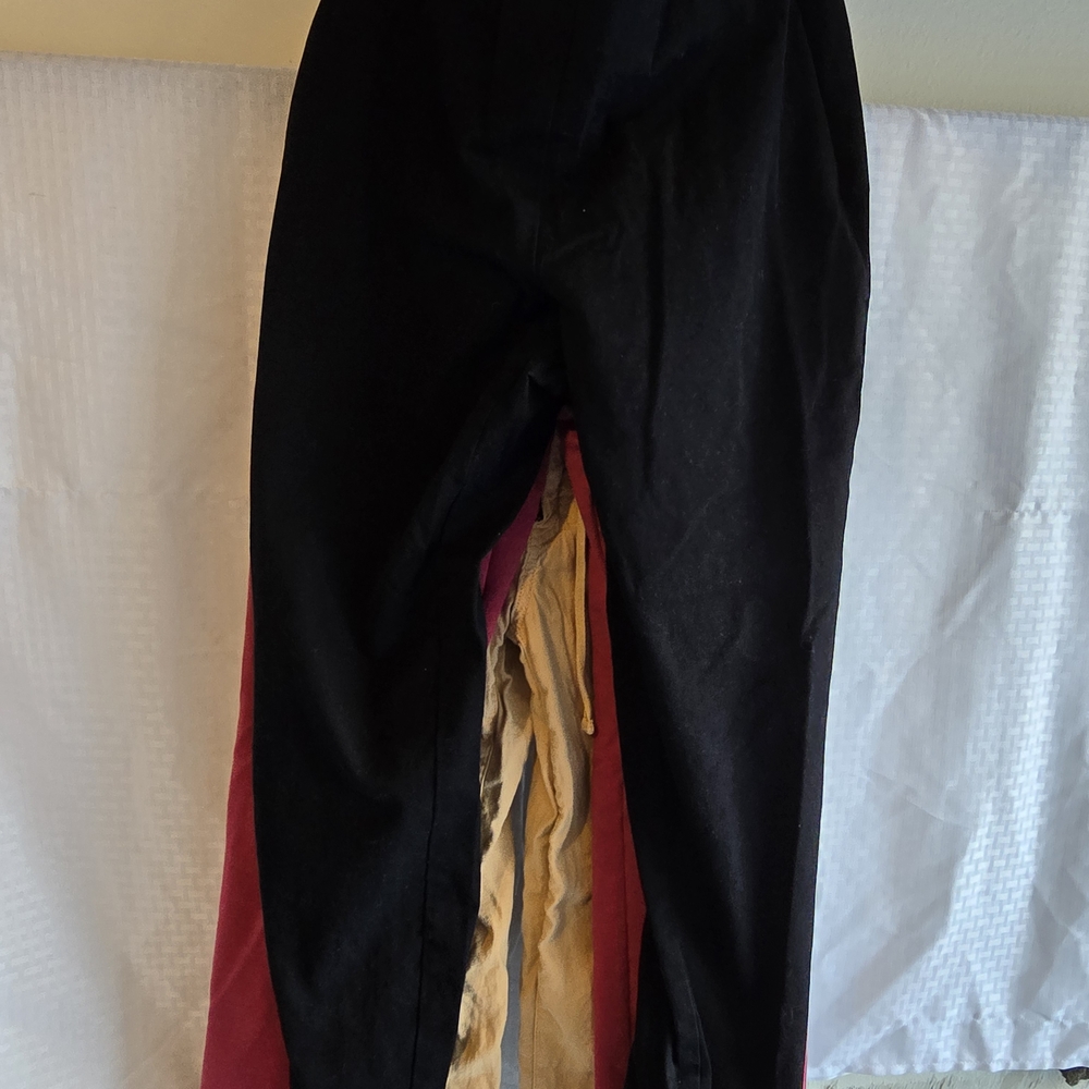 a new day Men's Black and Red Pants